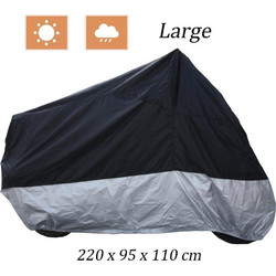 CD-068 Κουκούλα Μηχανής Αδιάβροχη Large 220x95x110cm