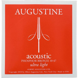Augustine Strings Σετ 6 Χορδές Ακουστικής Κιθάρας Phosphor Bronze 10-47" Extra Light Tension