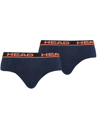 Head Ανδρικά Σλιπ Βαμβακερά Navy Μπλε 2Pack 100001753-003