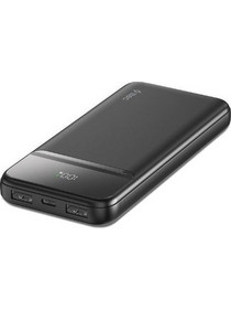 Ttec ReCharger LCD Power Bank 10000mAh 20W με 2 Θύρες USB-A & Θύρα USB-C Power Delivery Black