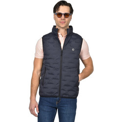 Berto Lucci Αμάνικο Ανδρικό Μπουφάν Puffer Navy Μπλε 09261-4451-5003