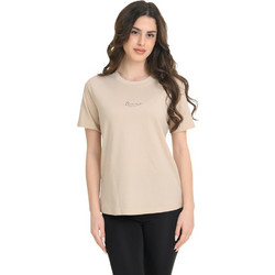 Target Γυναικείο Αθλητικό T-Shirt Μπεζ S26-65504-05