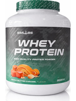 Smlabs Whey Peanut Butter Caramel Πρωτεΐνη Ορού Γάλακτος Γράμμωσης 2kg