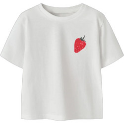 Name It Strawberries Παιδικό T-Shirt Κοντομάνικο Λευκό 13256753