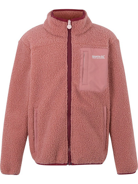 Regatta Παιδική Ζακέτα Fleece με Φερμουάρ Σομόν RKA473-9LB