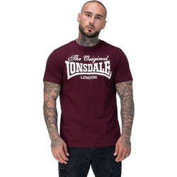 Lonsdale Ανδρικό Αθλητικό T-Shirt Μπορντό 117762 Μπορντό