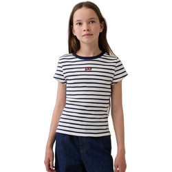 Gap Παιδικό T-Shirt Κοντομάνικο Λευκό Μαύρο 898822000