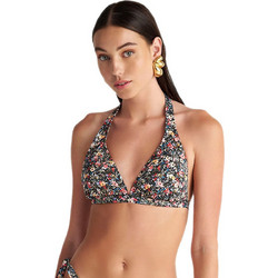 BLU4U Its Bitsy Flower Bikini Top Τριγωνάκι Floral Μαύρο Πολύχρωμο 253577061D-02