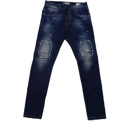 Tresor Ανδρικό Τζιν Παντελόνι Slim Εφαρμογή Navy Μπλε 5915