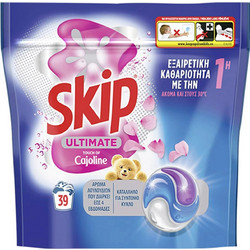 Skip Ultimate Touch of Cajoline Απορρυπαντικό Πλυντηρίου σε Κάψουλες 39 Πλύσεις