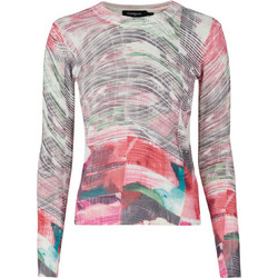 Desigual Γυναικεία Πλεκτή Μπλούζα Γκρι 26WWJF32-3049