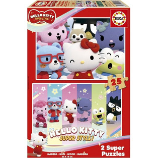 Παιδικό Puzzle Educa Hello Kitty 2x25 Κομμάτια