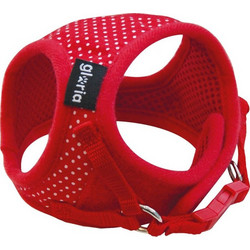 Gloria Pets Dots Σαμαράκι Σκύλου Γιλέκο Κόκκινο Medium