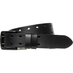 Volcom Ανδρική Ζώνη Δερμάτινη Μαύρη D5942401-BLK