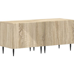 vidaXL Έπιπλο Τηλεόρασης Τσιμέντο Sonoma Μ49xΠ35xΥ43cm 896897 2τμχ