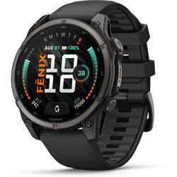 Garmin Fenix 9 51mm AMOLED Sapphire Carbon Grey DLC Titanium / Black