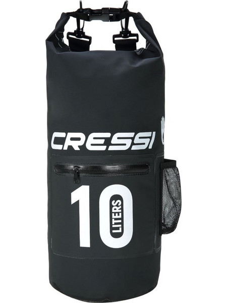 Cressi XUA945010 Στεγανός Σάκος Ώμου 10lt Μαύρος