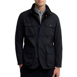 Barbour Ανδρικό Μπουφάν Χειμωνιάτικο Παρκά Navy Μπλε MWX0700-BRNY51