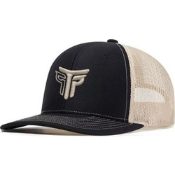 Takeposition Ανδρικό Καπέλο Jockey με Δίχτυ Snapback Υφασμάτινο Μπεζ Μαύρο 911-0010-0010