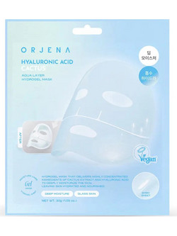 Orjena Aqua Layer Hydrogel Sheet Μάσκα Προσώπου για Ενυδάτωση με Υαλουρονικό 30gr