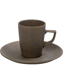 Espiel Σετ Φλιτζάνια Espresso Πορσελάνης Καφέ 80ml 6τμχ OW2073K6