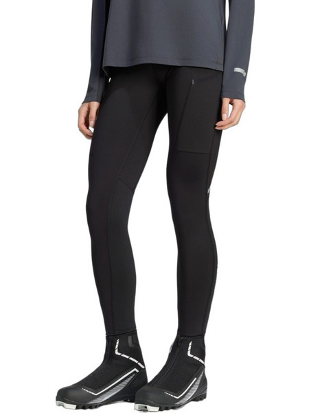 Adidas Terrex Xperior Brushed Γυναικείο Κολάν Μακρύ Ψηλόμεσο Μαύρο KF4235