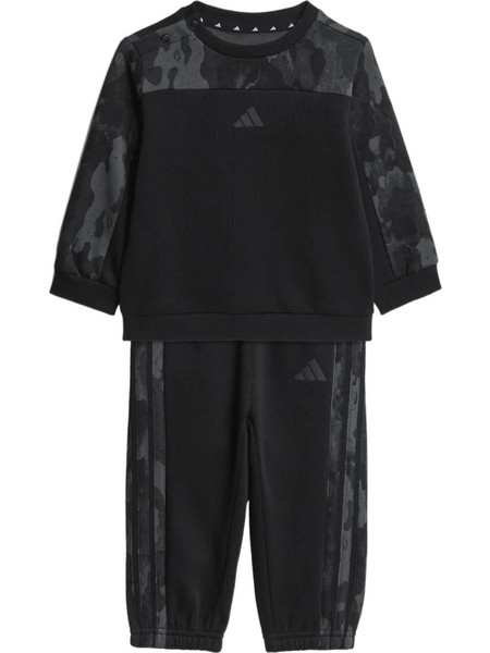 Adidas Seasonal Essentials Βρεφικό Σετ Φόρμας Μαύρο KC9735