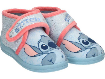 Cerda Lilo & Stitch Χειμερινές Παιδικές Παντόφλες Μποτάκια για Κορίτσι Γαλάζιες Κοραλί 2300006981