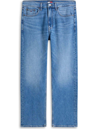 Tommy Jeans Ανδρικό Τζιν Παντελόνι Ελαστικό Κανονική Εφαρμογή Μπλε DM0DM23402