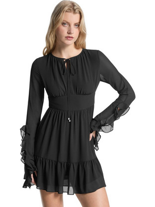Michael Kors Mini Βραδινό Φόρεμα Μαύρο MF583637R3-001
