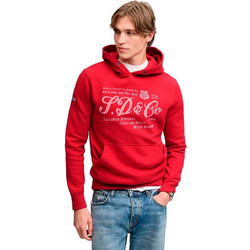 Superdry Vintage D1 Ανδρικό Αθλητικό Φούτερ με Κουκούλα Κόκκινο M2014566A-5OV