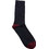 Funky Buddha Ανδρικές Κάλτσες Ψηλές με Σχέδια Navy Μπλε FBM014-380-10