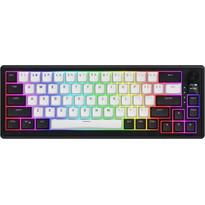 Hator Skyfall 65 MAG Ασύρματο Μηχανικό Gaming Πληκτρολόγιο TenKeyLess με Aurum Ice Magnetic Διακόπτες RGB Black White