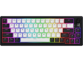 Hator Skyfall 65 MAG Ασύρματο Μηχανικό Gaming Πληκτρολόγιο TenKeyLess με Aurum Ice Magnetic Διακόπτες RGB Black White