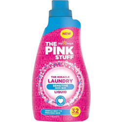 The Pink Stuff The Miracle Laundry Sensitive Υγρό Απορρυπαντικό Πλυντηρίου 32 Μεζούρες 960ml