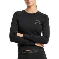GSA Γυναικείο Αθλητικό T-Shirt Μαύρο 346856-5579