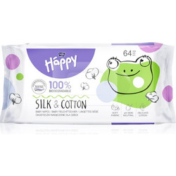 Bella Baby Happy Silk & Cotton Μωρομάντηλα Χωρίς Οινόπνευμα 64τμχ