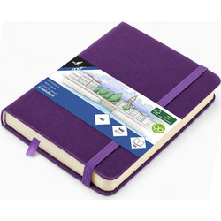 Kangaro Purple Heart Sketchbook A6 140gr/m² 160 Κρεμ Φύλλα