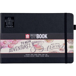 Sakura Sketchbook 21x15cm 140gr/m² 80 Κρεμ Φύλλα