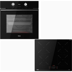 Tefal Φούρνος Ηλεκτρικός Άνω Πάγκου 71lt 59.5cm HLB8418PBK με Επαγωγικές Εστίες IBC64110SSM