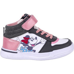 Cerda Minnie Mouse Παιδικά Sneakers Μποτάκια Ροζ Μαύρα 2300006106