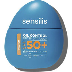 Sensilis Oil Control Dry Touch Medium Αντηλιακό Γαλάκτωμα Προσώπου SPF50+ 40ml