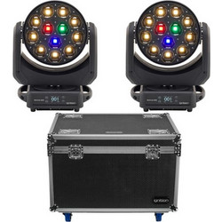 Ignition Entertainment Wolfram 500 Tourpack Φωτορυθμικό Προβολέας LED DMX με Ρομποτική Κεφαλή RGBW