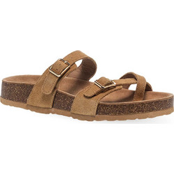 Parex Γυναικεία Σανδάλια Suede Ανατομικά Ταμπά 11533050