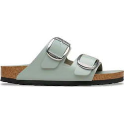 Birkenstock Arizona Big Buckle Δερμάτινα Γυναικεία Σανδάλια Ανατομικά Πράσινο Mint 1031882