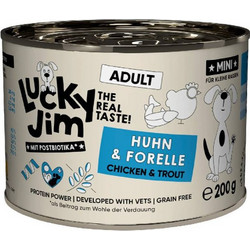 Lucky Jim Classic Mini Adult with Chicken & Trout 200gr