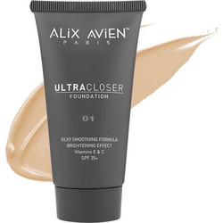 Alix Avien Paris Ultracloser 01 Liquid Foundation SPF35