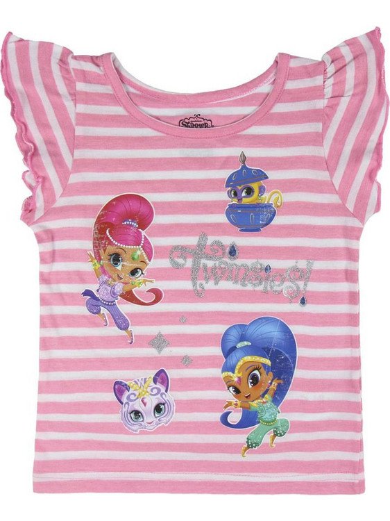 Cerda Shimmer and Shine Παιδικό T-Shirt Κοντομάνικο Ροζ 2200003483