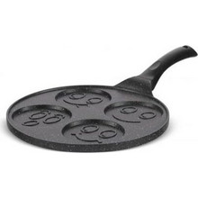 Edenberg Smile Face Τηγάνι Pancakes Αλουμινίου Αντικολλητικό Κεραμική Επίστρωση 27cm EB-7614