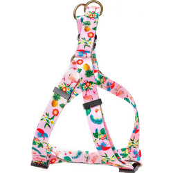 Glee Floral Σαμαράκι Σκύλου Ιμάντας Ροζ Medium